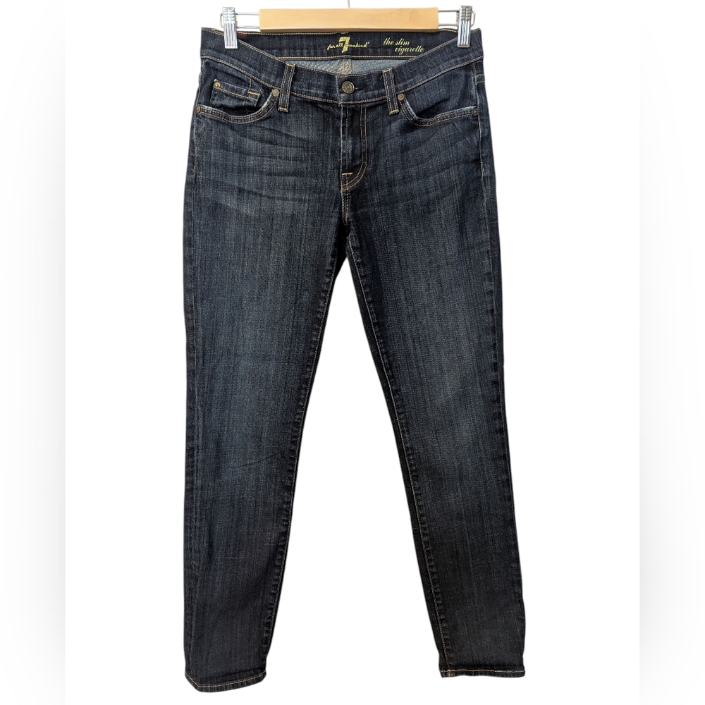 7 For All Mankind The Slim Cigarette Jean Size 28